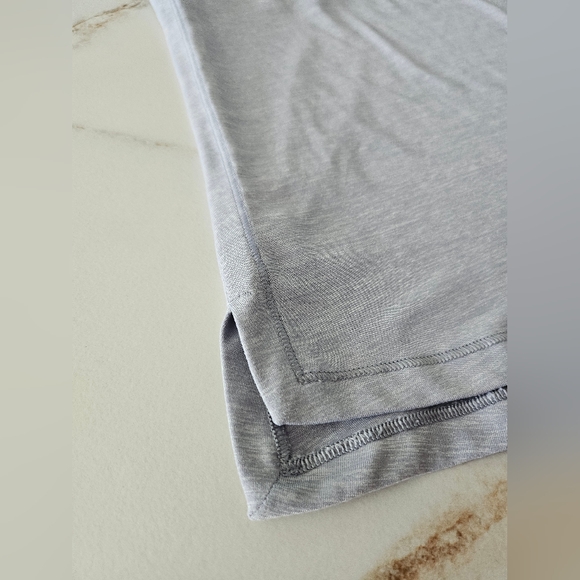 Lululemon Top Speed Tank Heathered Silver Slate Size 6 - Picture 4 of 14